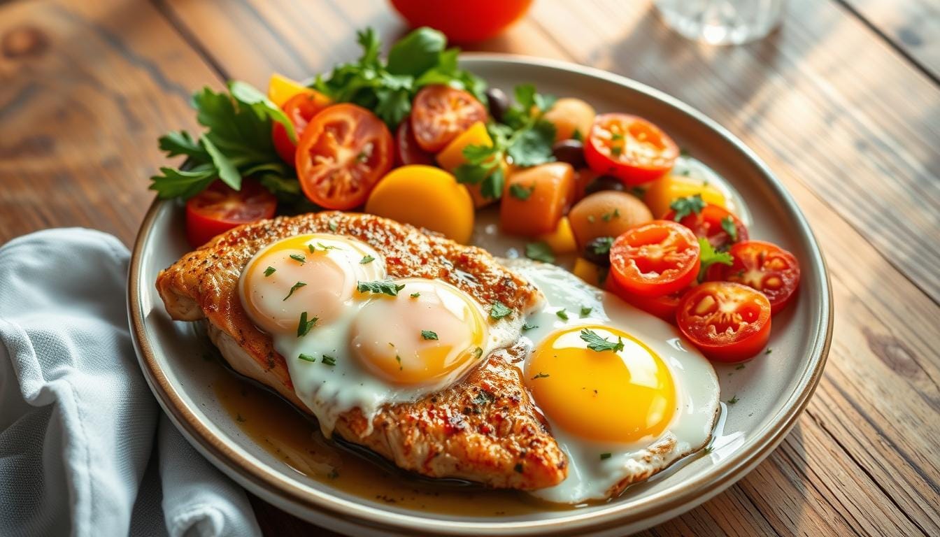 chicken and eggs