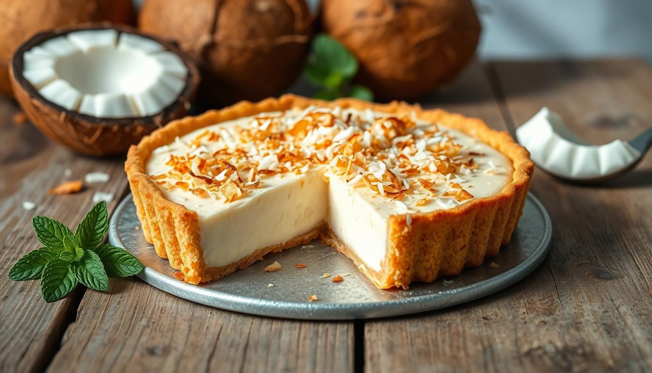 coconut custard pie